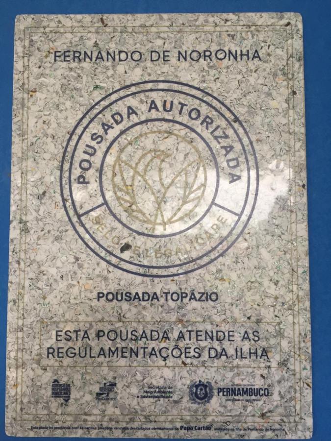 Pousada Topazio Fernando de Noronha Exterior foto